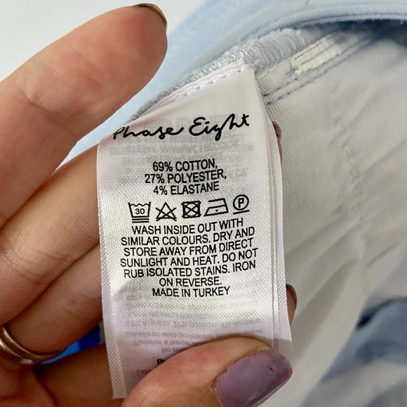 Phase Eight 'Pixie' Skinny Crop Scallop Jeans - Picture 10 of 10